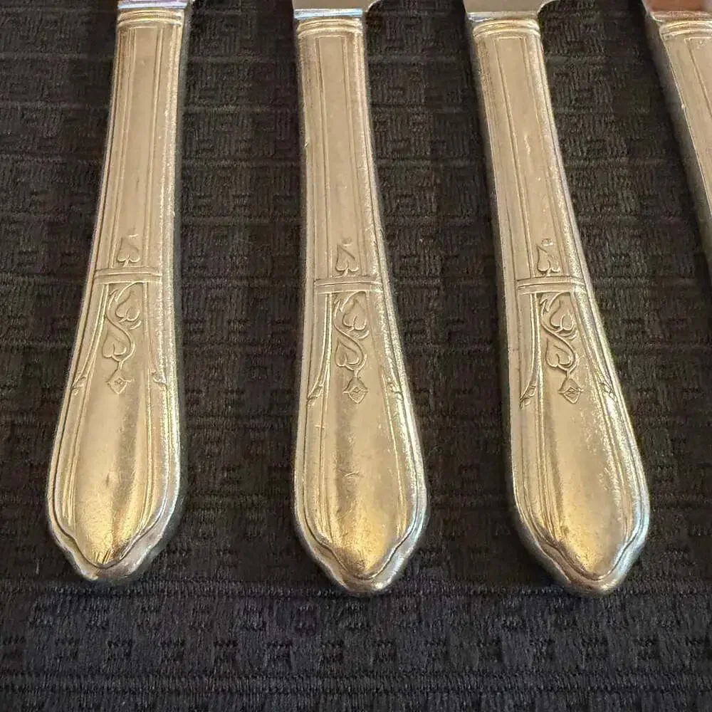 Simeon L & George H Rogers Company set stainless